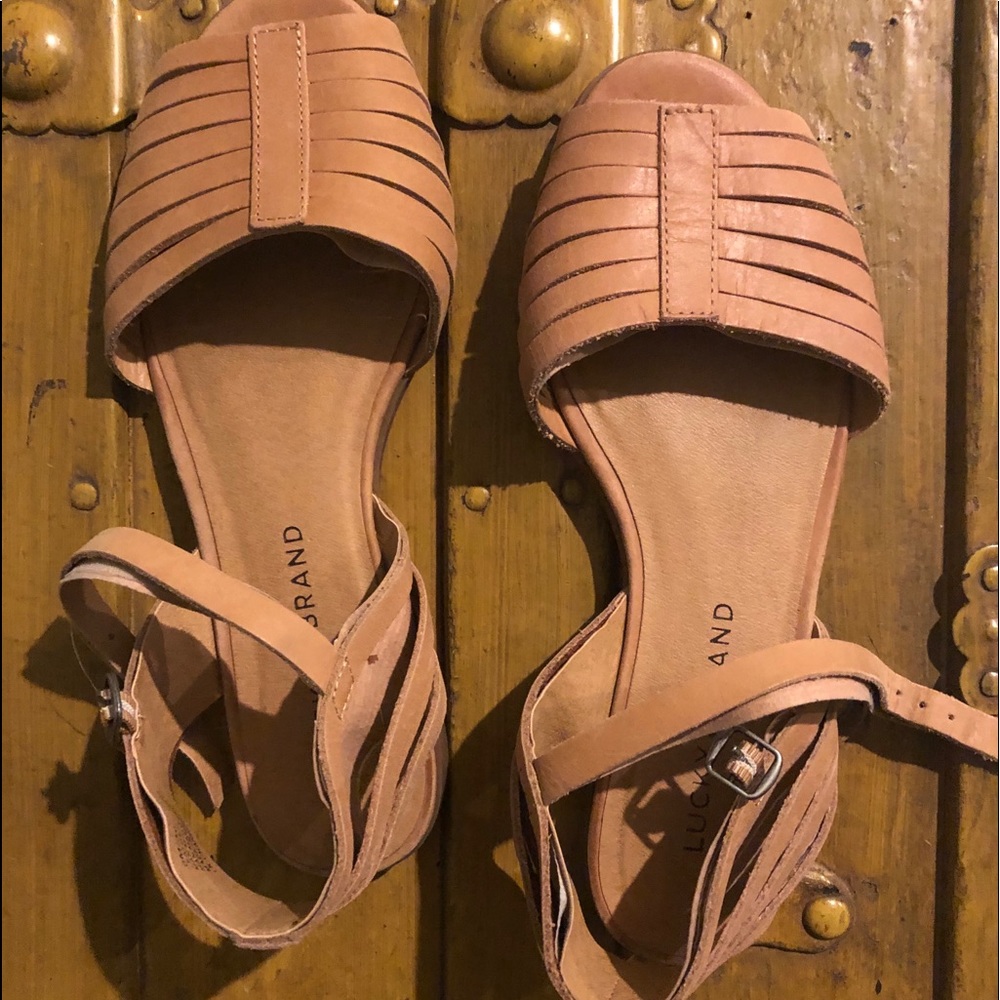 Lucky brand sandals.